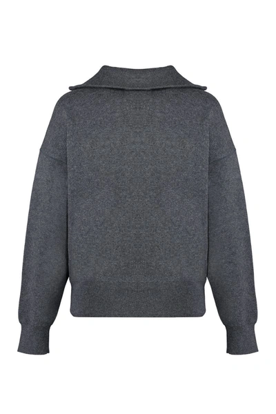 Isabel Marant Étoile Isabel Marant Etoile Azra Wool Turtleneck Sweater In Grey