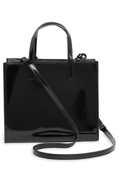 Shop Marc Jacobs Mini Grind Tote Bag In Black