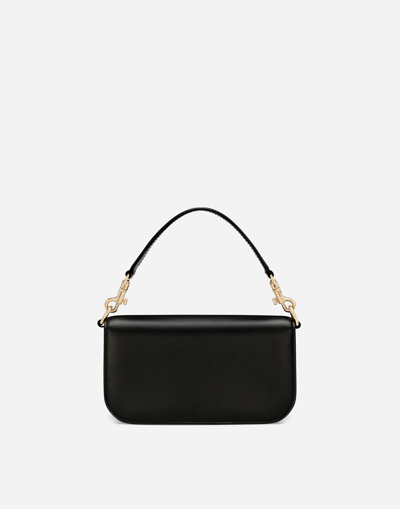 Dolce & Gabbana Dg-plaque Cross Body Bag In Black