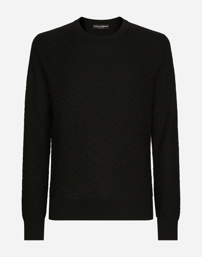 Shop Dolce & Gabbana Pull Girocollo M/l In Black