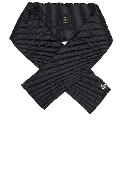 Shop Rick Owens X Moncler Radiance Scarf In Black