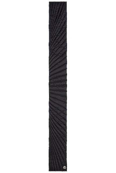 Shop Rick Owens X Moncler Radiance Scarf In Black