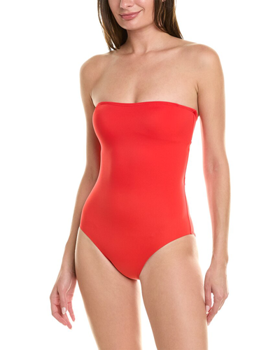 Shop Hermoza Leonor One-piece In Red