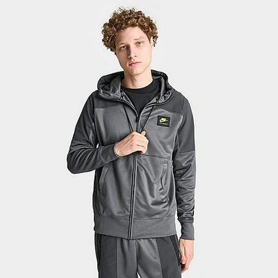 Nike Men s Sportswear Air Max Pk Full zip Hoodie In Iron Grey