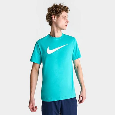 Shop Nike Sportswear Icon Swoosh T-shirt In Dusty Cactus