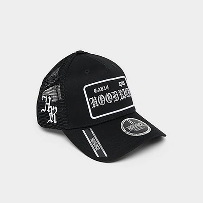 Shop Hoodrich Og Block Five Panel Trucker Hat In Black/white
