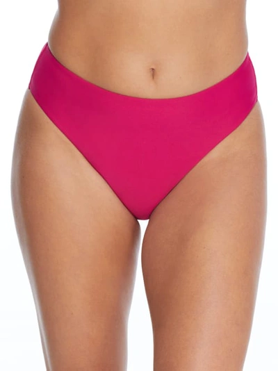 Shop Birdsong Basic Bikini Bottom In Hibiscus