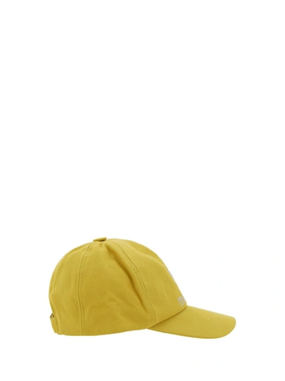 Shop Isabel Marant Hats E Hairbands In Yellow/ Ecru