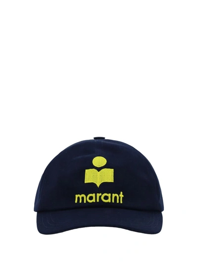 Shop Isabel Marant Hats E Hairbands In Midnight/yellow