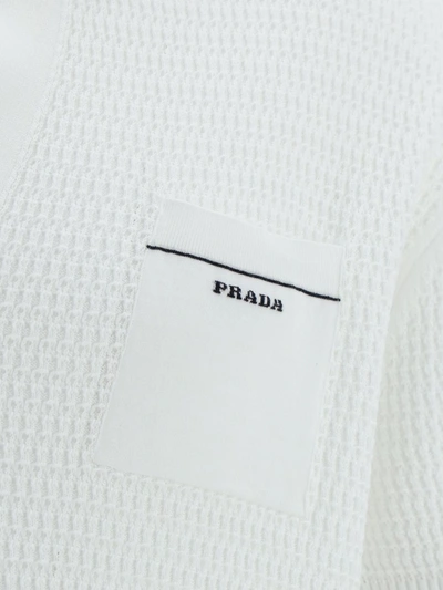 Shop Prada Knitwear In Bianco+nero
