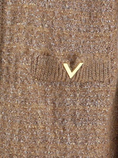 Shop Valentino Knitwear In Poudre