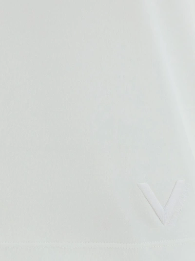 Shop Valentino T-shirts In Bianco
