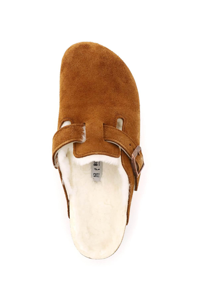 Shop Birkenstock Boston Shearling Sabot Narrow Fit