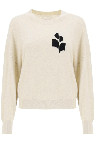 Shop Marant Etoile Marisans Sweater With Logo Intarsia