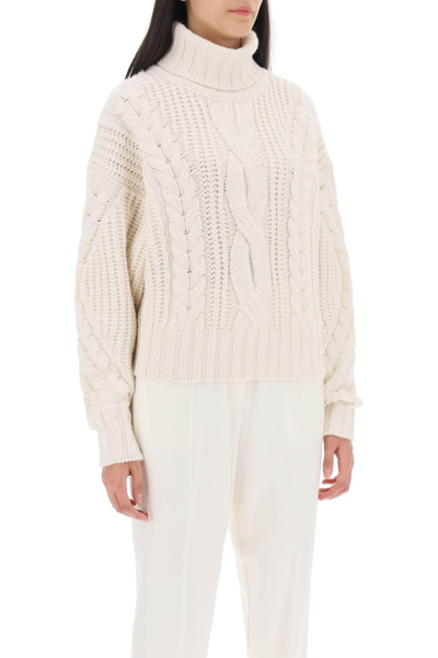Shop Mvp Wardrobe Visconti Cable Knit Sweater