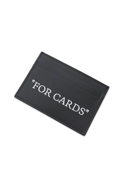 Shop Off-white Off White Bookish Card Holder With Lettering