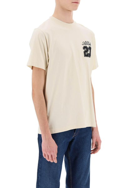 Shop Off-white Off White Crew Neck T Shirt With 23 Logo