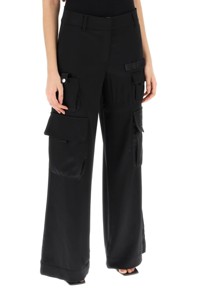 Shop Off-white Off White Toybox Cargo Pants In Satin