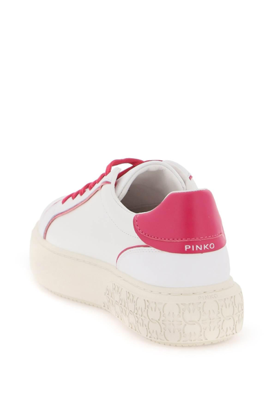 Shop Pinko Leather Sneakers