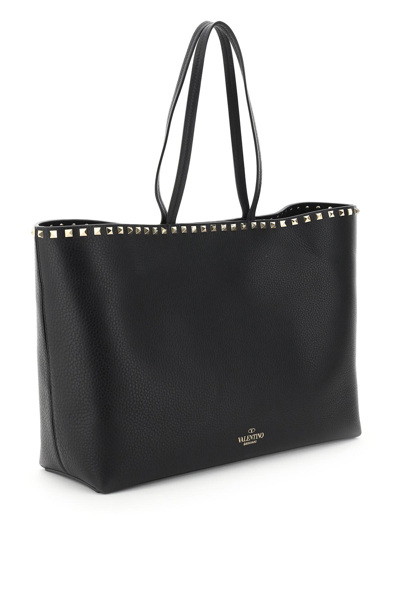 Shop Valentino Garavani Large Rockstud Tote Bag