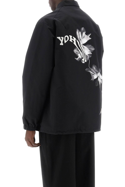 Shop Y-3 Y 3 Coach Jacket With Print And Patch