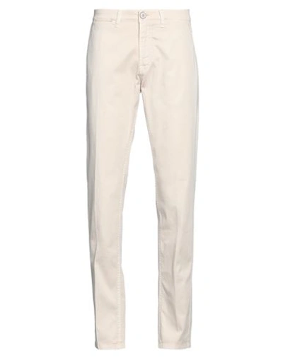 Shop Fradi Man Pants Ivory Size 31 Cotton, Elastane In White