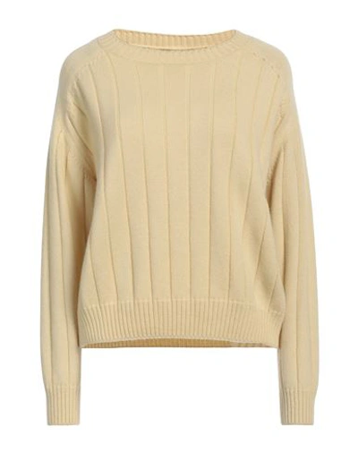 Shop Gentryportofino Woman Sweater Light Yellow Size 4 Cashmere