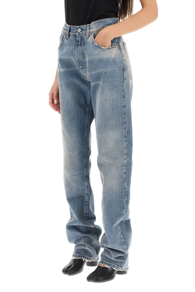 Shop Maison Margiela Loose Jeans With Straight Cut