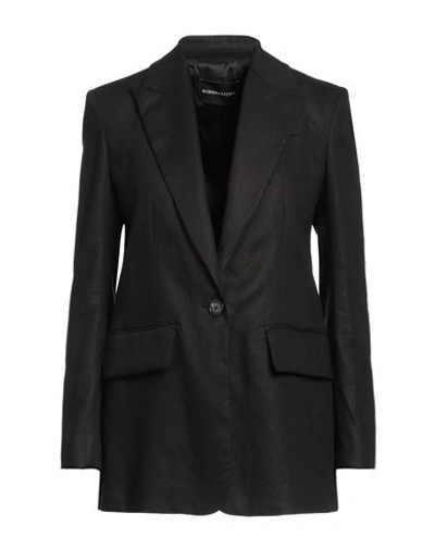 Shop Bcbgmaxazria Woman Blazer Black Size 8 Linen