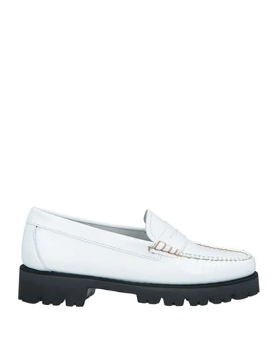 Shop Weejuns® By G.h. Bass & Co Weejuns By G. H. Bass & Co Woman Loafers White Size 7 Soft Leather