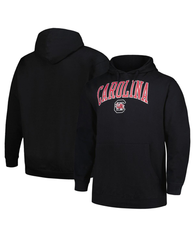 Shop Champion Men's  Black South Carolina Gamecocks Arch Over Logo Big And Tall Pullover Hoodie