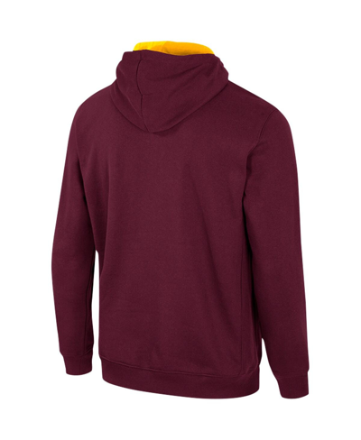 Colosseum Men's  Maroon Minnesota Golden Gophers Half-zip Hoodie In Maroon