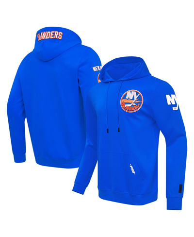 Pro Standard Royal New York Islanders Classic Pullover Hoodie In Royal