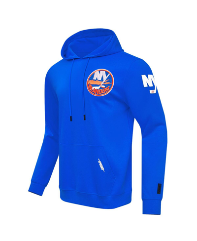 Pro Standard Royal New York Islanders Classic Pullover Hoodie In Royal