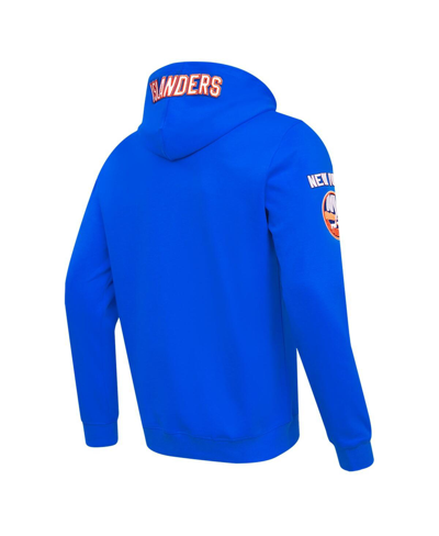 Pro Standard Royal New York Islanders Classic Pullover Hoodie In Royal