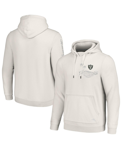 Shop Tommy Bahama Men's  White Las Vegas Raiders Home Game Pullover Hoodie