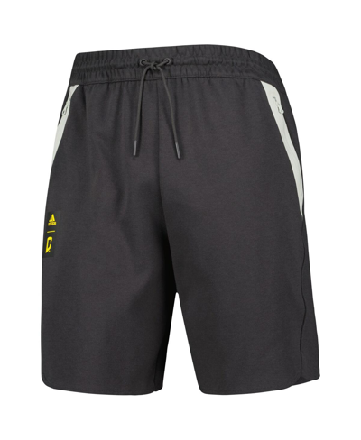 Shop Adidas Originals Men's Adidas Charcoal Columbus Crew 2023 Player Travel Shorts