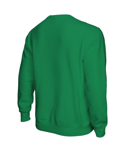 Mitchell & Ness Men's  Kelly Green Distressed Philadelphia Eagles Go Birds Pullover Sweatshirt In Kelly Green