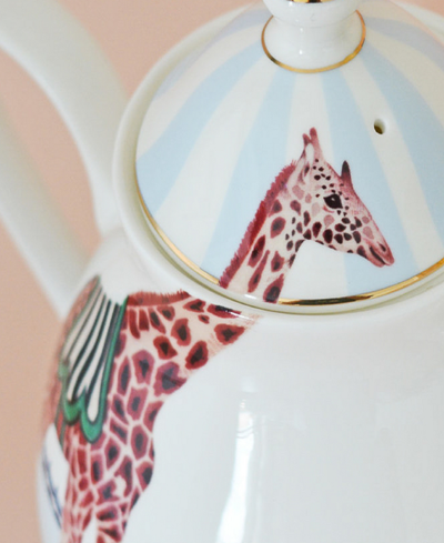 Shop Yvonne Ellen Carnival Giraffes Teapot In Multi