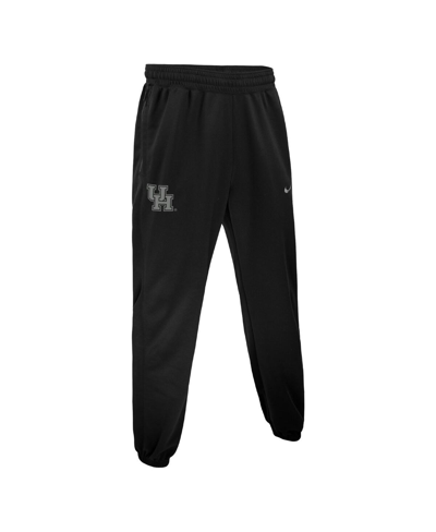 Shop Nike Men's  Black Houston Cougars Basketball Spotlight Performance Pants