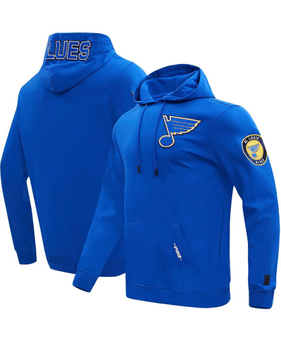 Pro Standard Blue St. Louis Blues Classic Pullover Hoodie In Blue