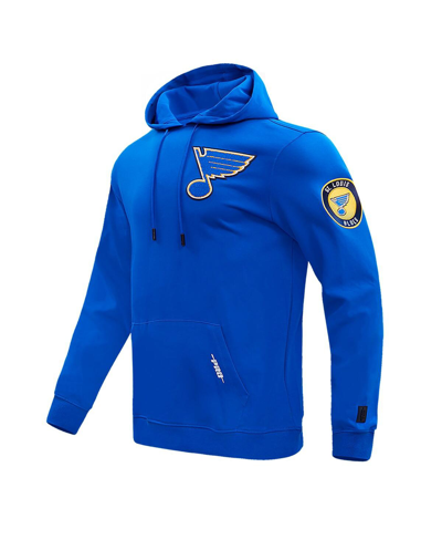 Shop Pro Standard Men's  Blue St. Louis Blues Classic Pullover Hoodie