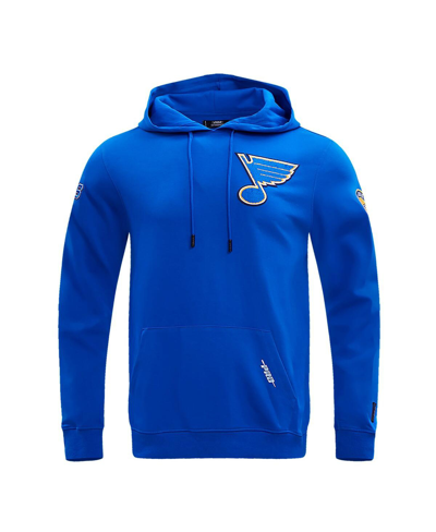 Pro Standard Blue St. Louis Blues Classic Pullover Hoodie In Blue