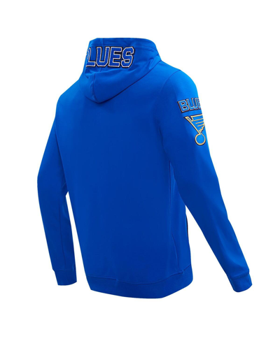 Pro Standard Blue St. Louis Blues Classic Pullover Hoodie In Blue