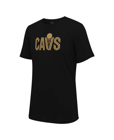 Shop Stadium Essentials Men's And Women's  Black Cleveland Cavaliers Primary Logo T-shirt