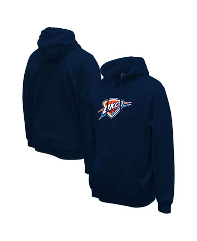 Shop Stadium Essentials Men's And Women's  Navy Oklahoma City Thunder Primary Logo Pullover Hoodie