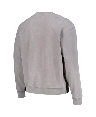 Shop The Wild Collective Men's And Women's  Gray San Francisco 49ers Distressed Pullover Sweatshirt