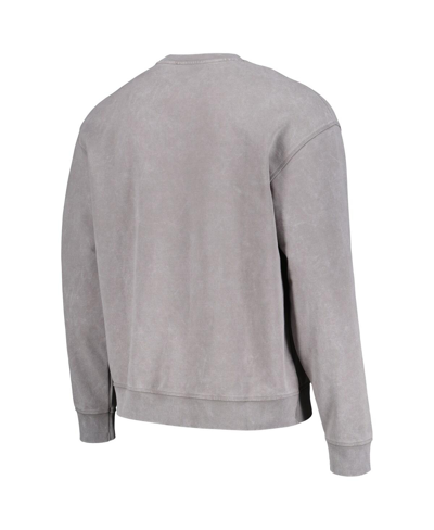 The Wild Collective Unisex  Gray San Francisco 49ers Distressed Pullover Sweatshirt In Gray