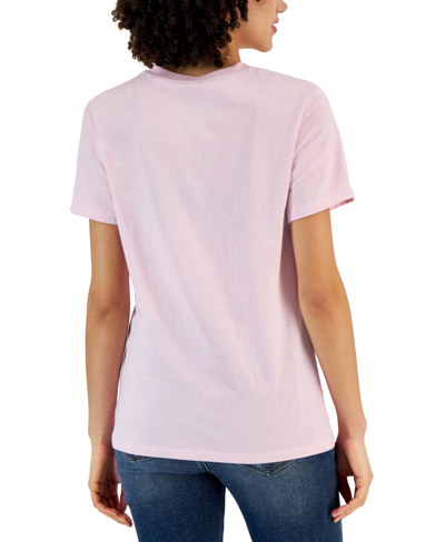 Shop Grayson Threads, The Label Juniors' Crewneck Short-sleeve Malibu Graphic T-shirt In Light Pink