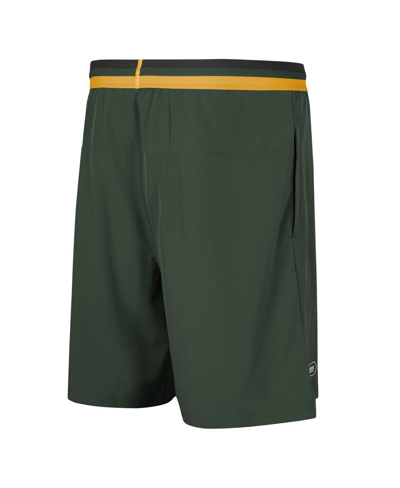 Shop Outerstuff Men's Green Green Bay Packers Cool Down Tri-color Elastic Training Shorts